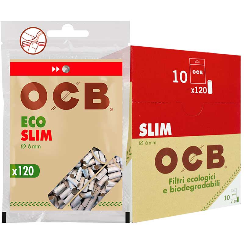 OCB FILTRO MENTHOL SLIM 10UDS