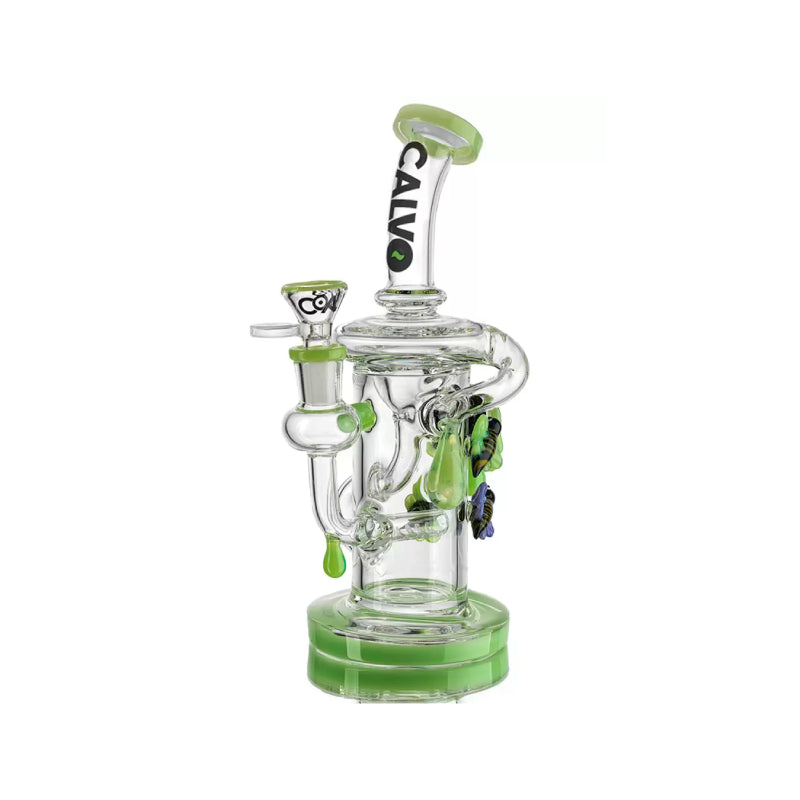 BONG BIG BEES RECYCLER 26CM CALVO GLASS