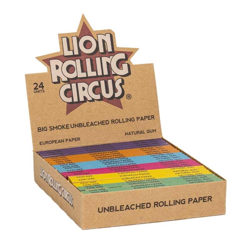 Lion Rolling Circus  UNBLEACHED KING SIZE