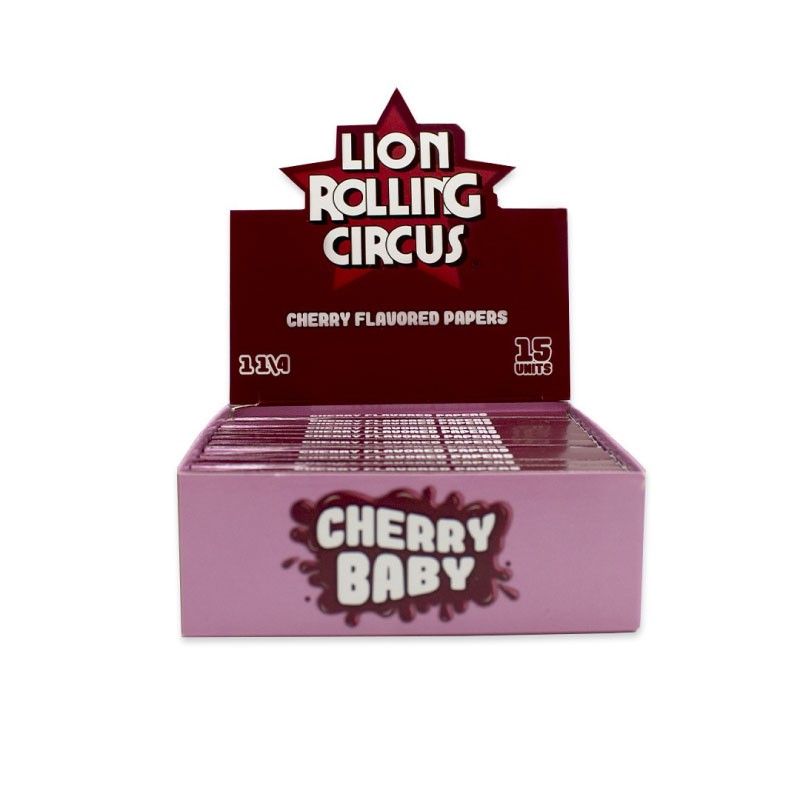 LRC PAPEL FLAVOUR 1 1/4 CHERRY BABY 15UDS