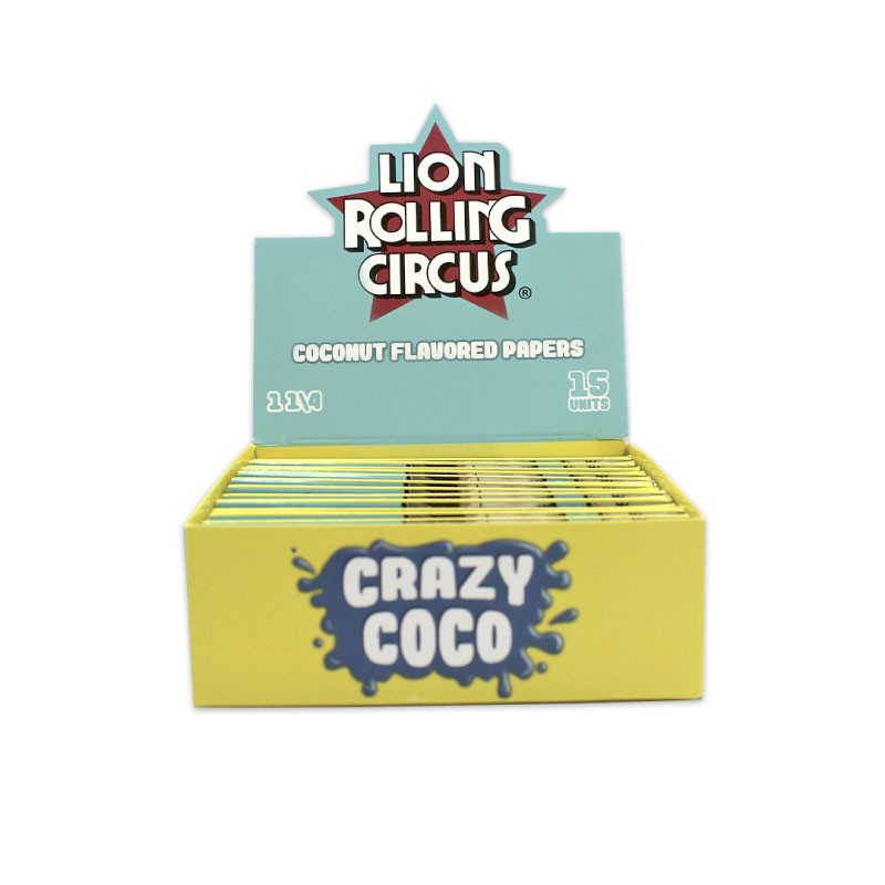 LRC PAPEL FLAVOUR 1 1/4 CRAZY COCO 15UDS