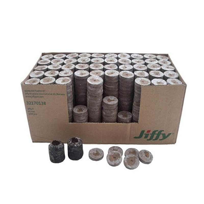 JIFFY 7 TURBA PASTILLAS 33MM 2000UDS