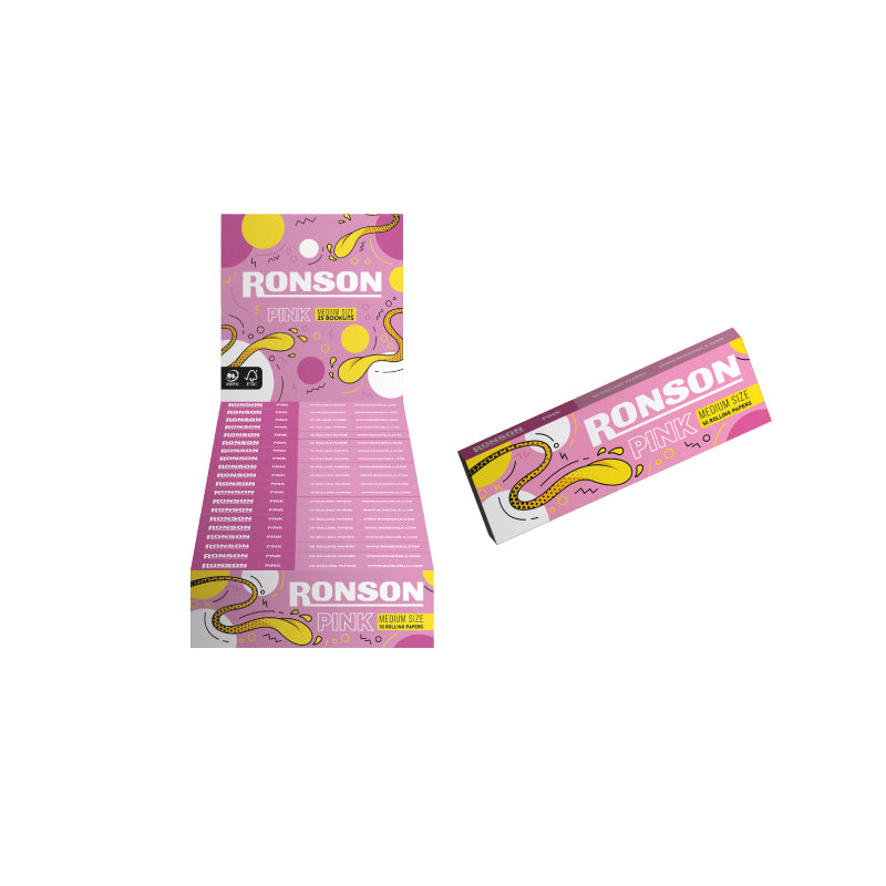 RONSON PAPEL PINK 25UDS