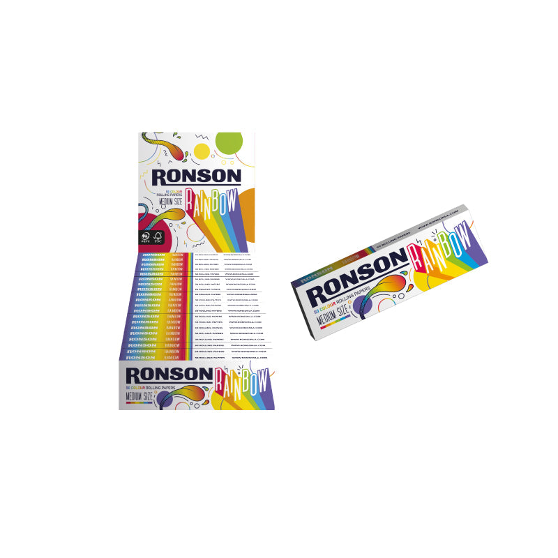 RONSON PAPEL RAINBOW 25UDS