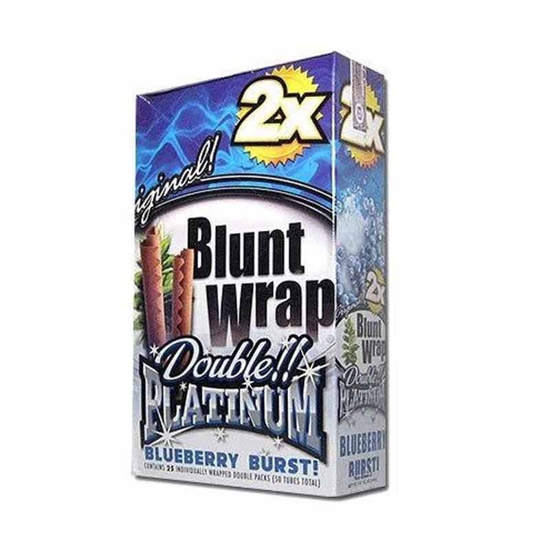 BLUNT WRAP PLATINUM BLUEBERRY BURST 25UDS